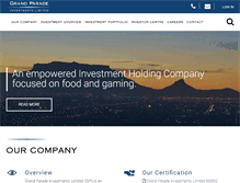 Tablet Screenshot of grandparade.co.za